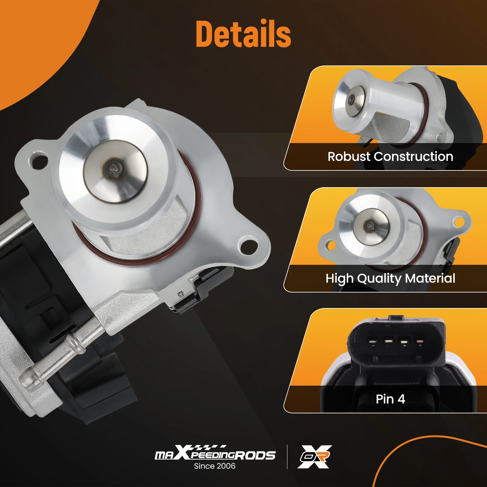 วาล์ว EGR สำหรับ Mercedes-Benz GL350 R350 GL320 E320 ML320 R350 ปี 2010-12 A6421400460