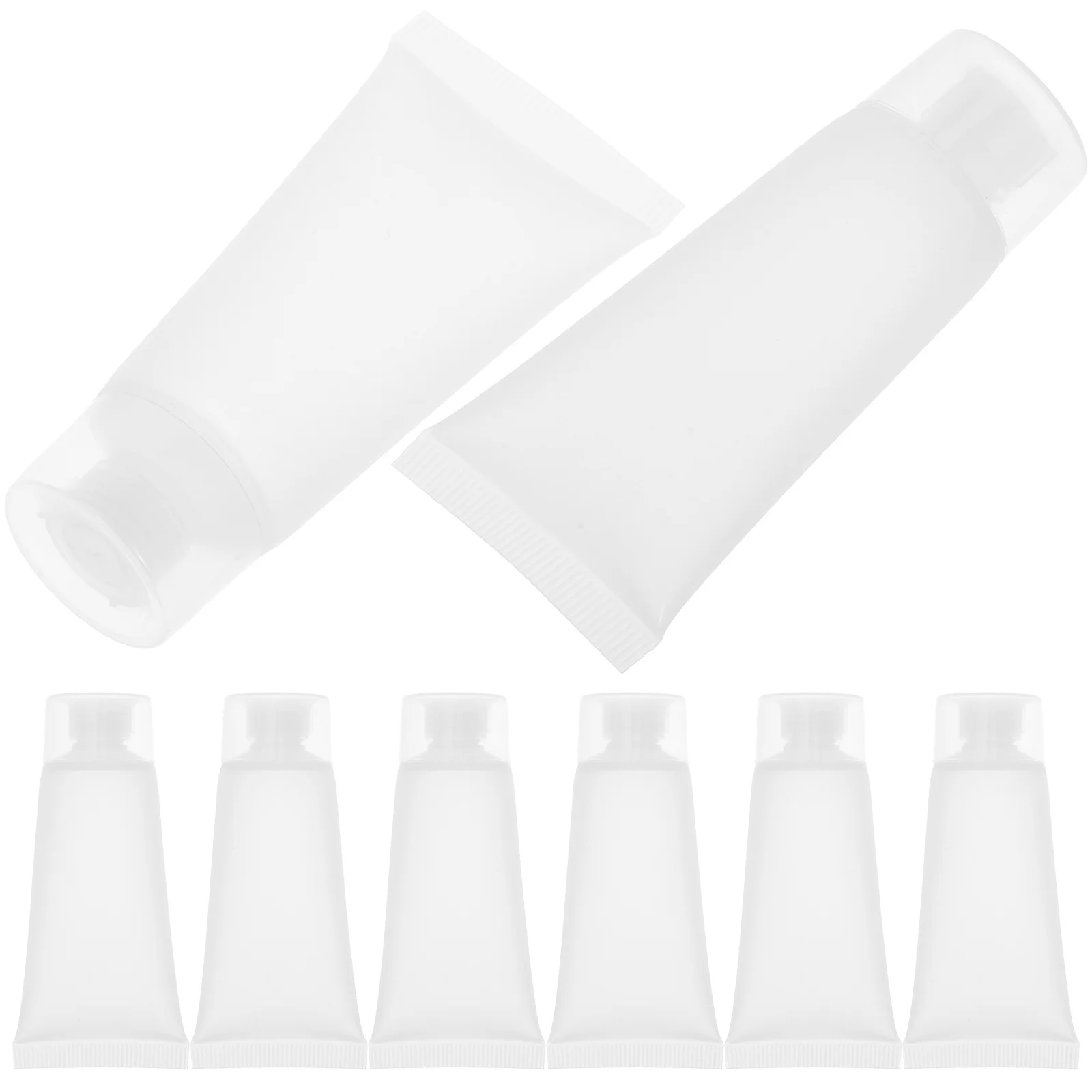

50Pcs Travel Size Empty Squeeze Tubes Refillable Lotion Cream Bottles Leakproof Portable Travel Tubes
