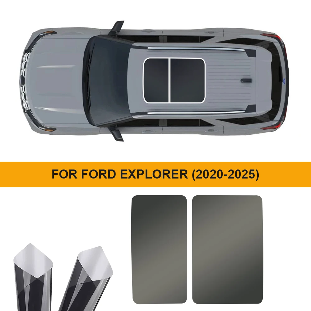 

Ледяной бронированный люк из ТПУ для Ford Explorer 2020 2021 2022 2023 2024 2025, теплоизоляция, автомобильные аксессуары, предварительно вырезанная защитная пленка
