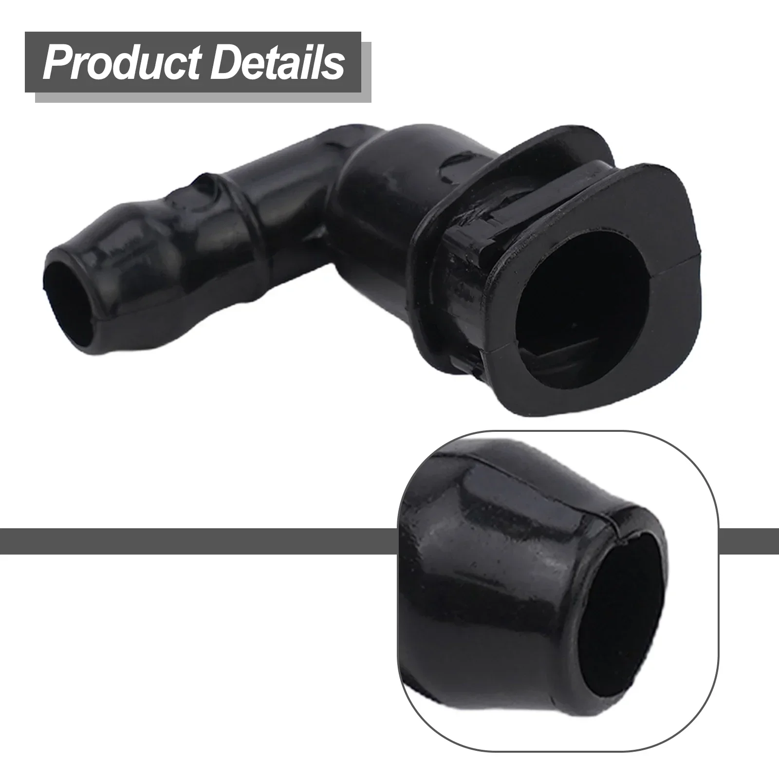 Practical Headlight Washer Connector Elbow Plastic 1J0955665E Car Repair For Skoda Accessories Car Accessories