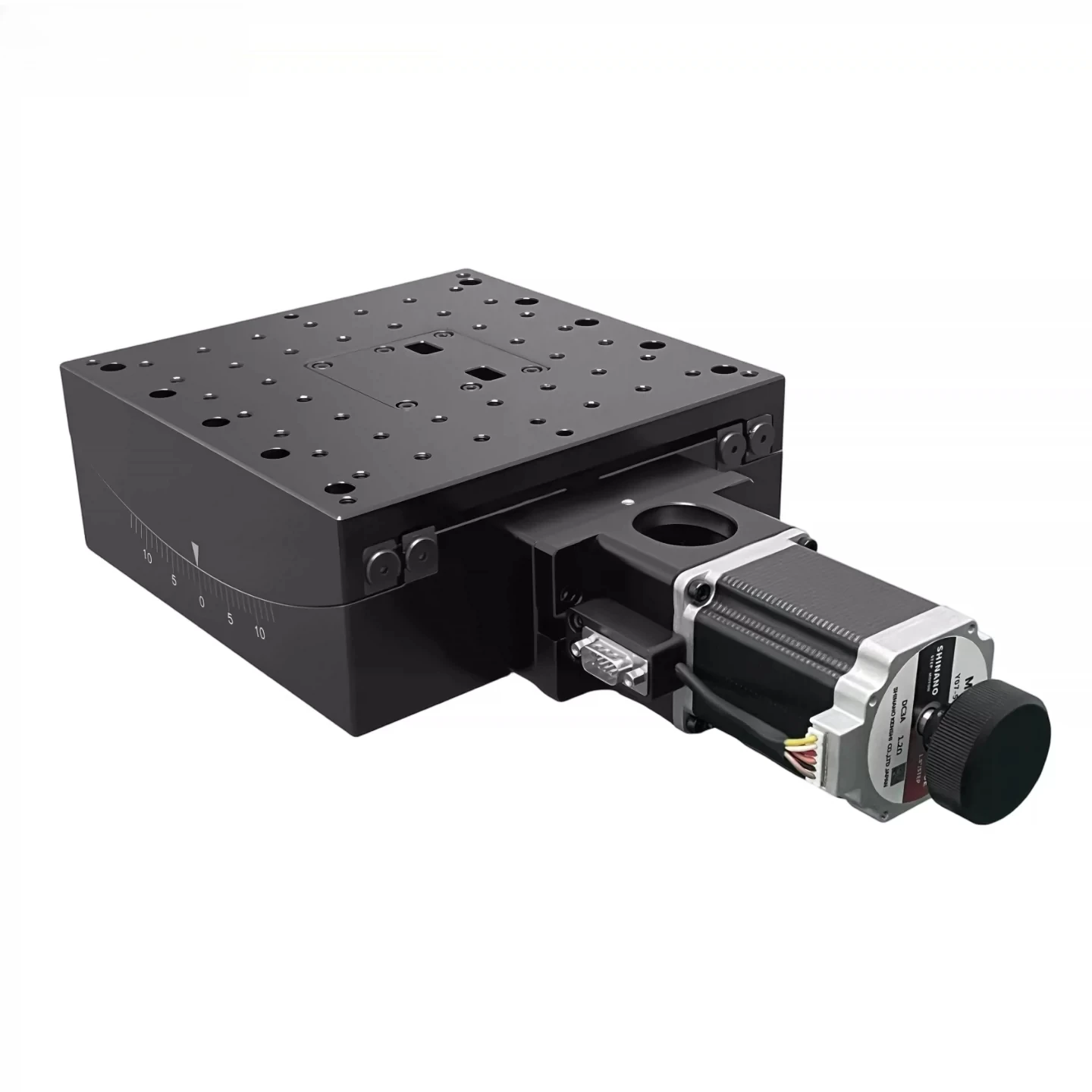 200x200mm Motorized Goniometer Stage ±5° 0.005mm High Precision Arc Table