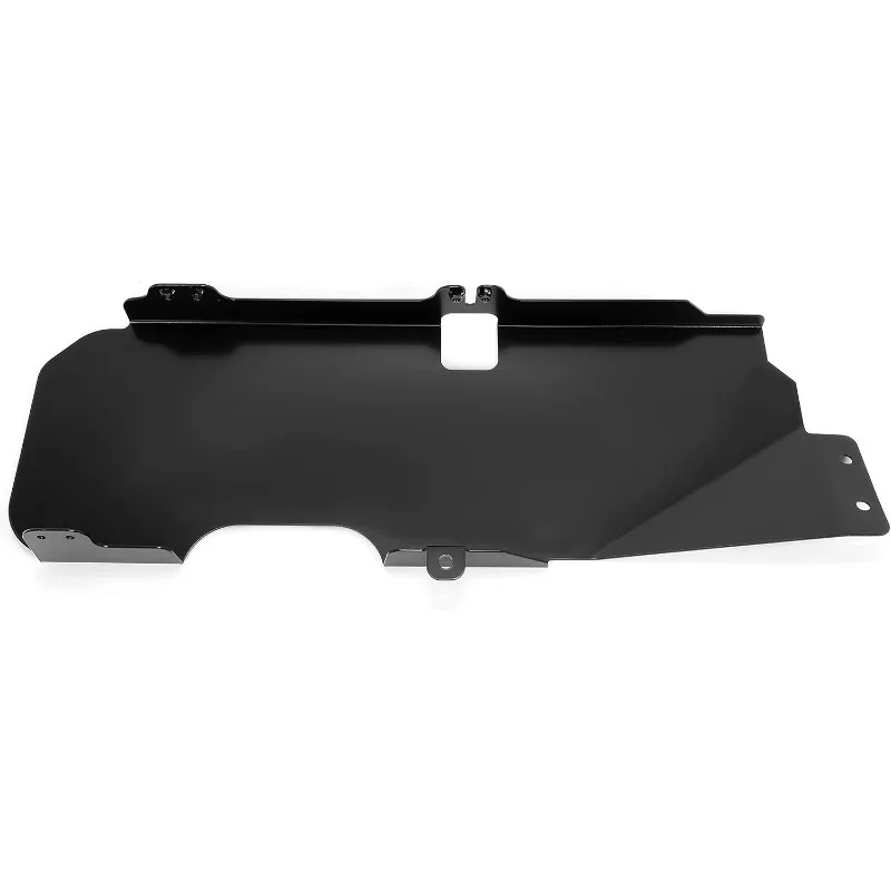 لوحة انزلاقية لخزان الوقود HECASA متوافقة مع 2007-2018 Wrangler JK 2 Door Skid Plate Black Powder Coated