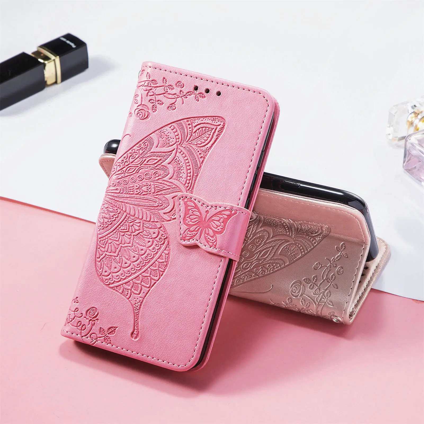 Embossing Funda Butterfly Flip Phone Case for Xiaomi Redmi A1 Plus 10A 10C Xiaomi 12T/12T pro Xiaomi POCO C31 Wallet Cover