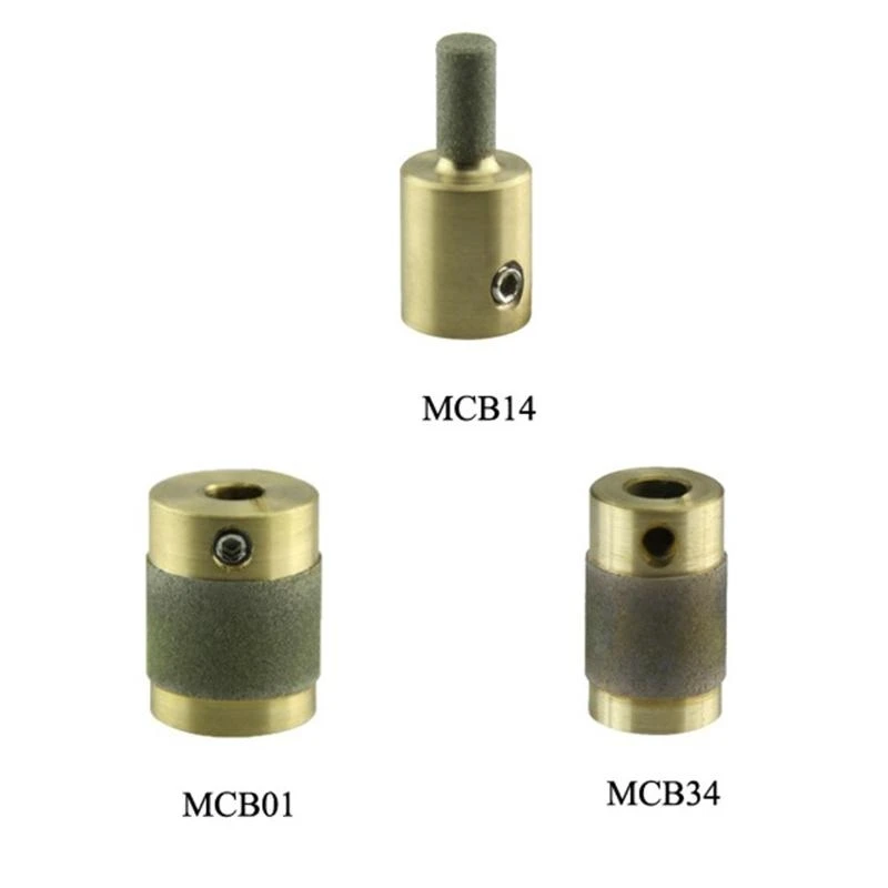 

Y1AD 3 Sizes Stained Glass Diamond Grinder Bit for Head Tools 1 3/4 1/4 Inches Brass