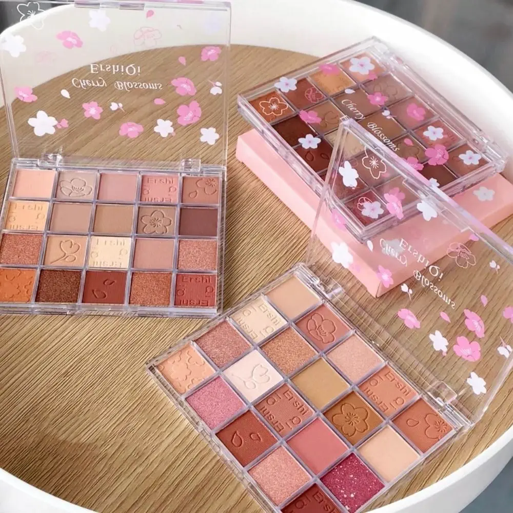 Nieuw 20-kleuren oogschaduwpalet Glanzende langdurige oogschaduw Multifunctioneel mat oogmake-uppalet Dames