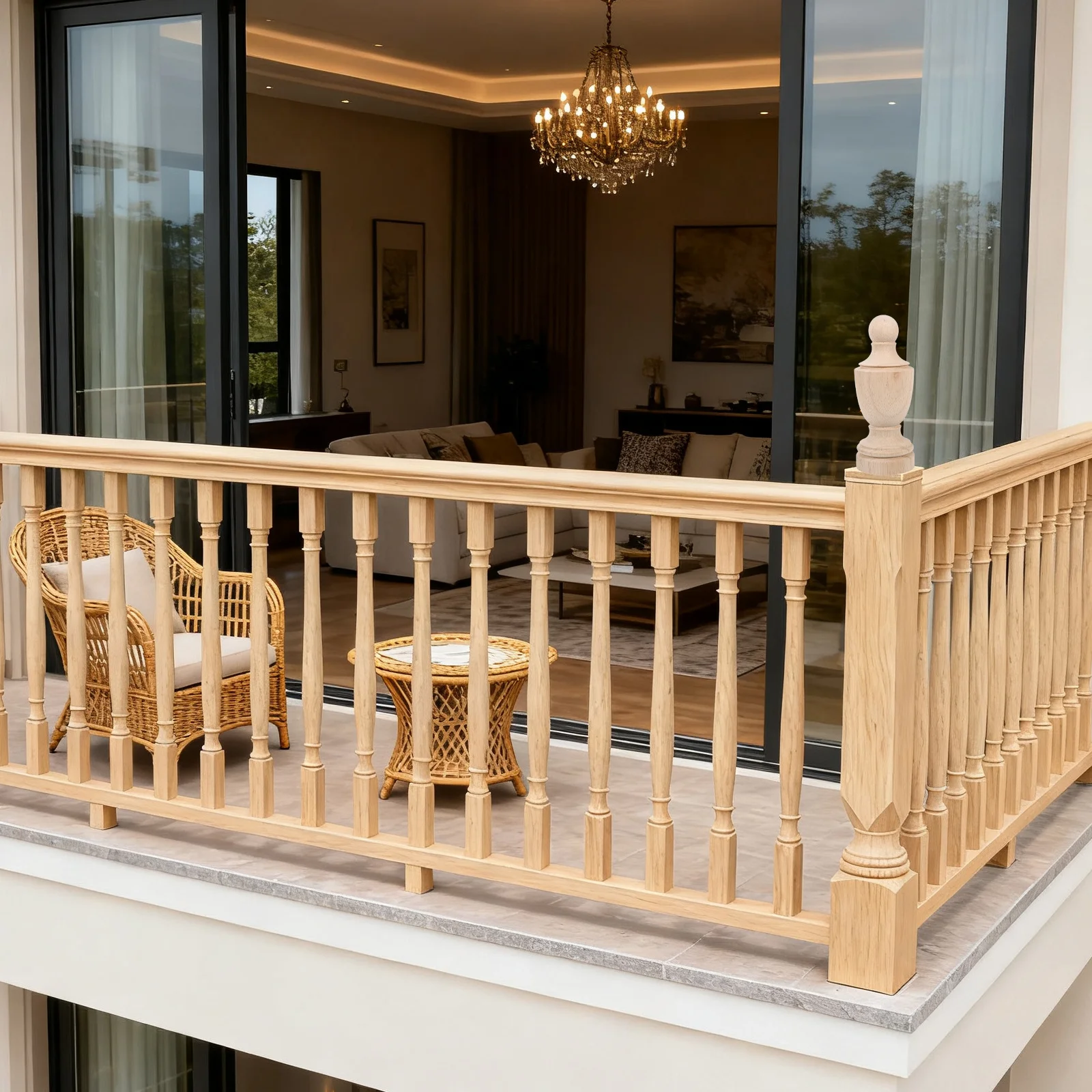 

Wooden Finial Decorative Unfinished For Diy Home Decoration Bed Post Curtain Rod Staircase Topper Roman Column Wood Parts Wood