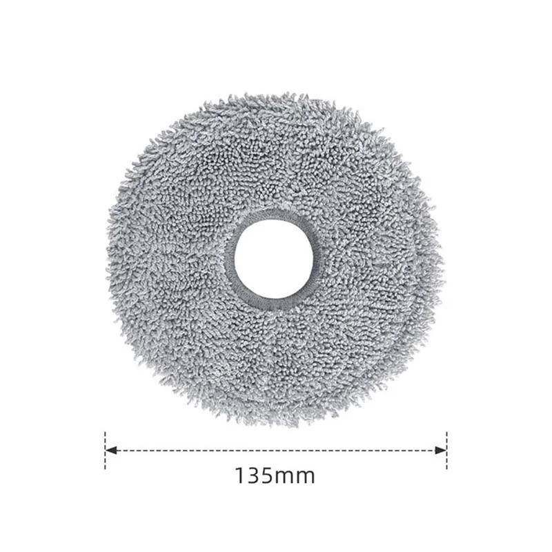 Promotion!2 Set For Dreame L10 Prime / L10S Pro Robot Vacuum Cleaner Roller Side Brush Hepa Filter Mop Cloths Rag Spare Part