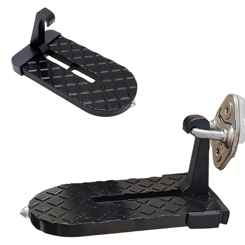 

Car door steps, foldable aluminum alloy roof luggage rack, car steps