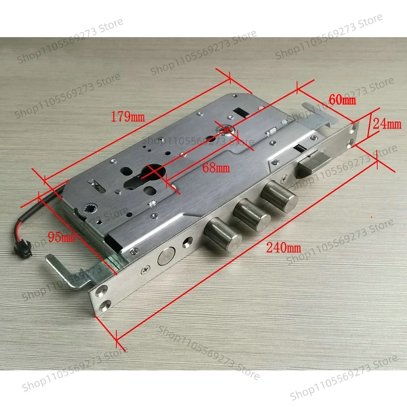 Telecom Mobile Base Station Electronic Lock Body Secondary Bank Door/ Office Door Anti-theft Door Electric Control Lock Body