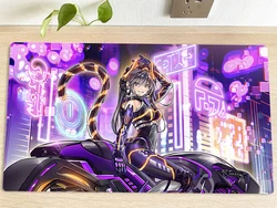 YuGiOh Table Playmat I:P Masquerena TCG CCG Mat Trading Card Game Mat Mouse Pad Desk Gaming Play Mat 60x35cm Free Bag