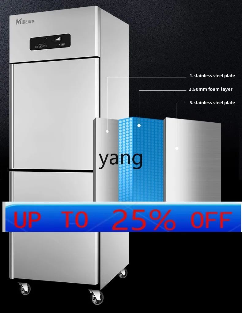 

Lh commercial refrigerator double door freezing and refrigeration 2 door freezer fresh kitchen