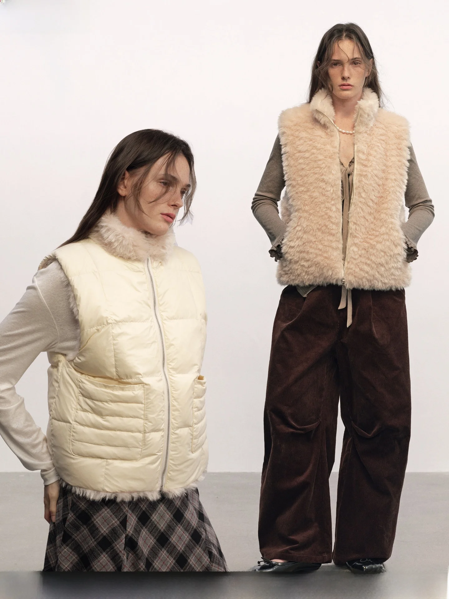 

Утепленная двусторонняя куртка Covertitle Ternoon Walk с экологичным мехом, теплая, для поездок на работу, прямого кроя, верхняя одежда