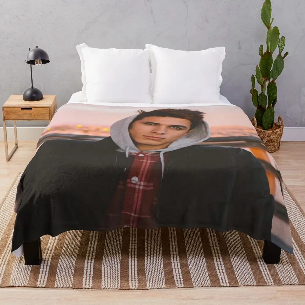 

Brent Rivera Throw Blanket Vintage bed plaid Blankets