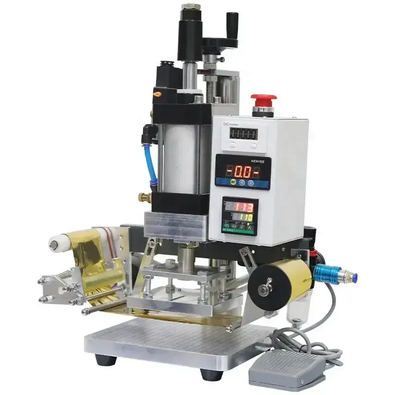 WT-QS100 Pneumatic Embossing Machine Suitable For Paper Card Machines Leather Pvc Pu And Wood