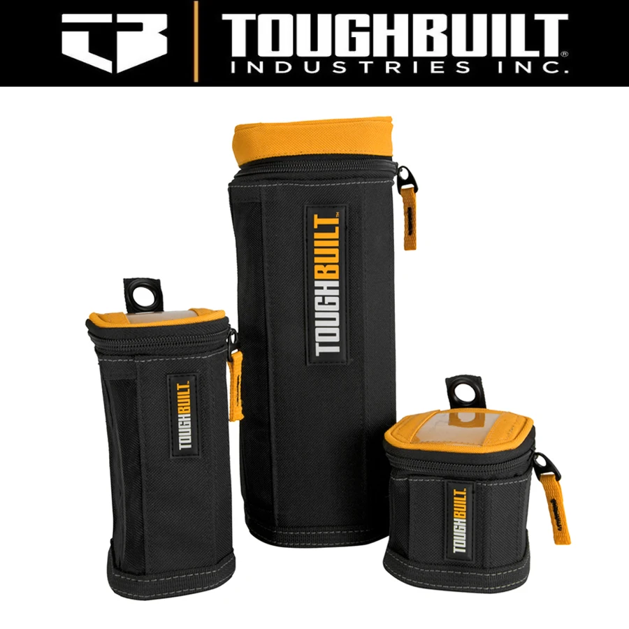 ToughBuilt TB-192-B Compact Octagon Tower Softbox 3 Pack Portable Tool Storage Box for  for Tools Screw Parts Organizer