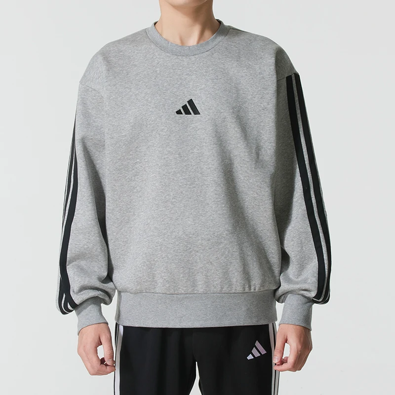 

Толстовка Adidas, модная одежда для мужчин и женщин, спортивная одежда с круглым вырезом, повседневный удобный пуловер Je6308