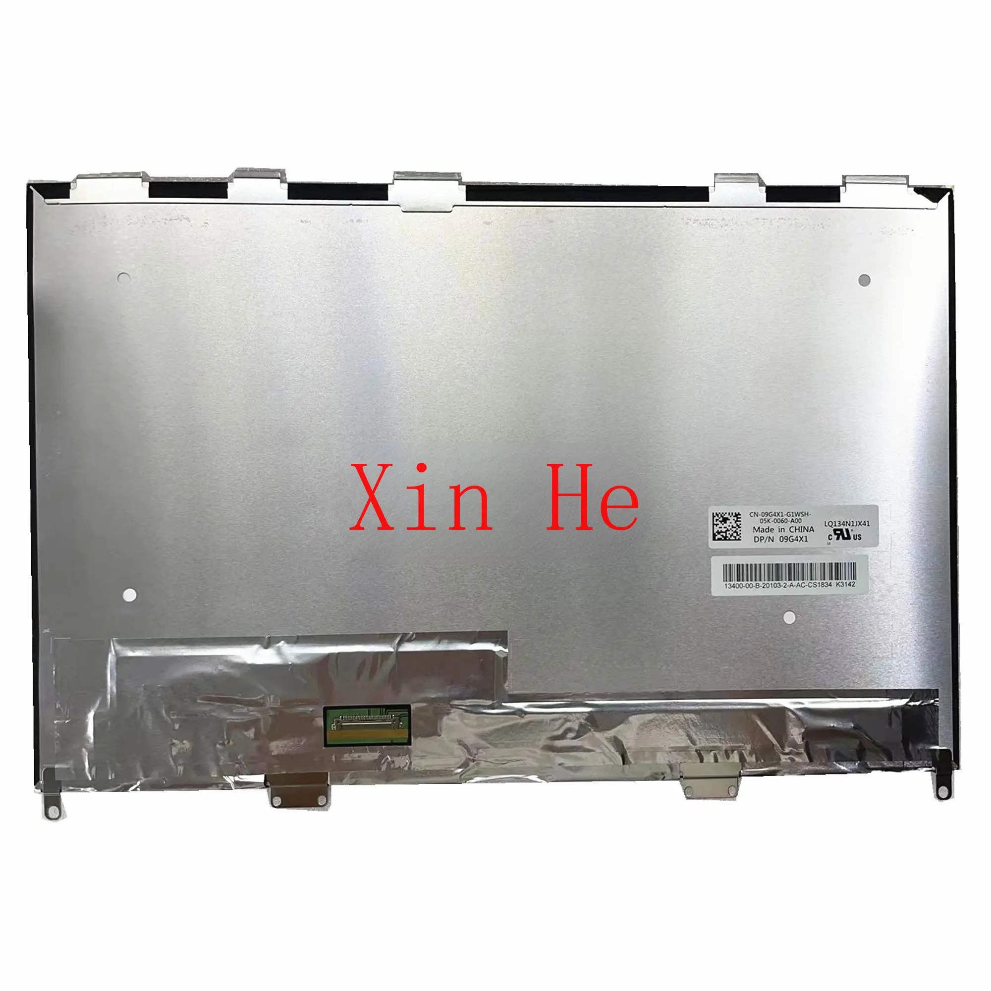 13.4'' LCD Screen LQ134N1JX41 Laptop LCD Screen Display Panel 1920*1200 DP/N: 09G4X1 No-touch