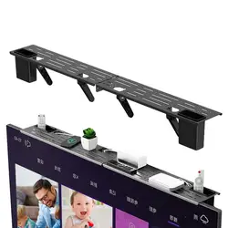 Tv Top Shelf Scherm Plank Bovenste Plank Herbruikbare Opvouwbare Desktop Computer Monitor Standaard Voor Router Media Boxen Game Console