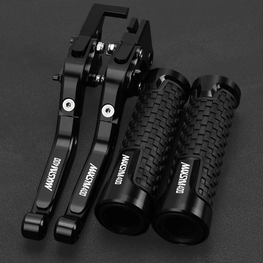 

For SYM MAXSYM 400i 600i MAX 400 600 MAXSYM 400 400i Motorcycle CNC Aluminum Adjustable Brake Clutch Lever Handlebar Handle Grip