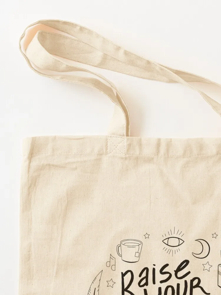 Raise Your Vibration - witch Tote Bag tote bag men's Portable shopping bag bags for women tote women