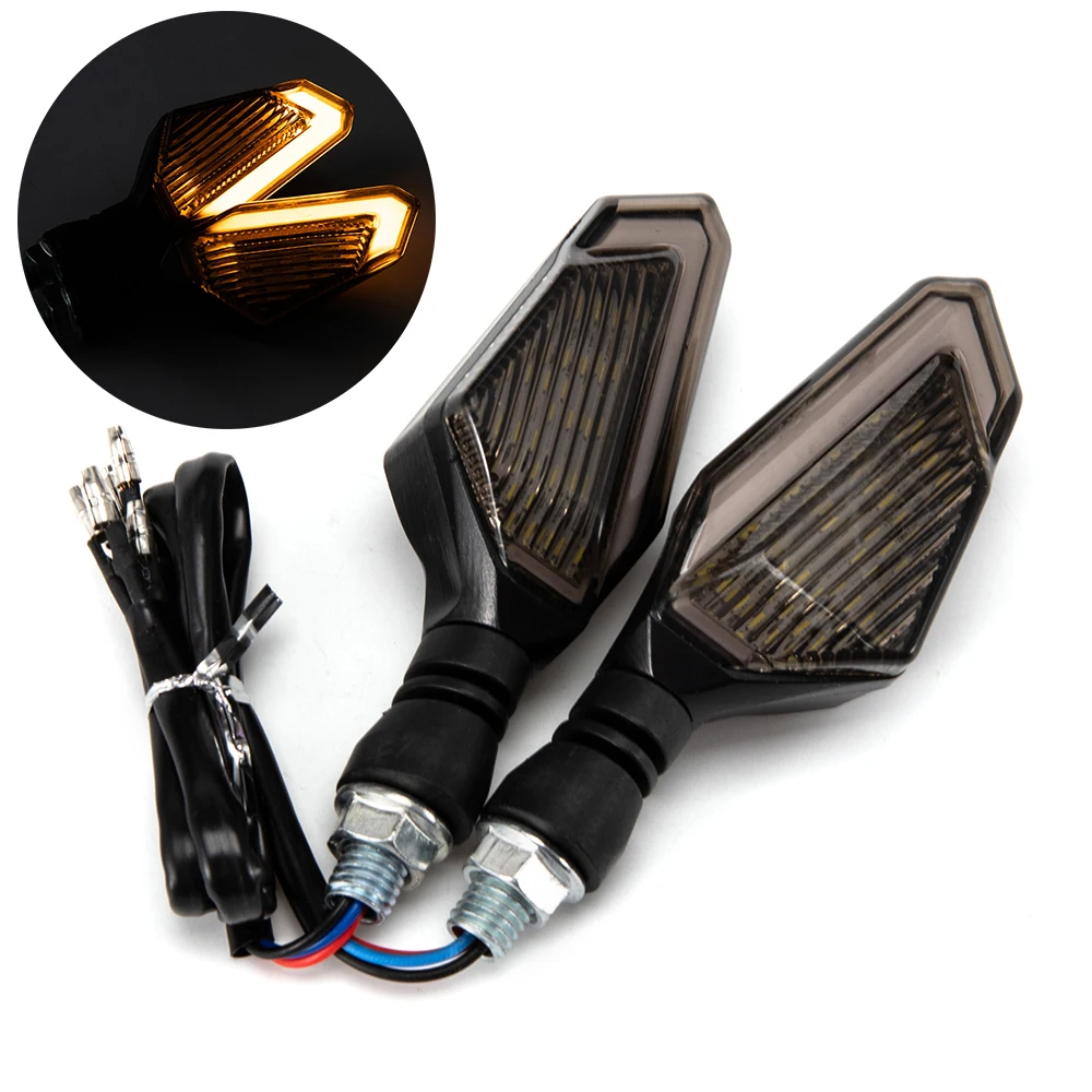 

2PCS LED 12V Motorcycle Turn Signal Light Driving Light Indicator For Kawasaki BMW Hayabusa Yamaha Honda Motorcycle Signal Lamp