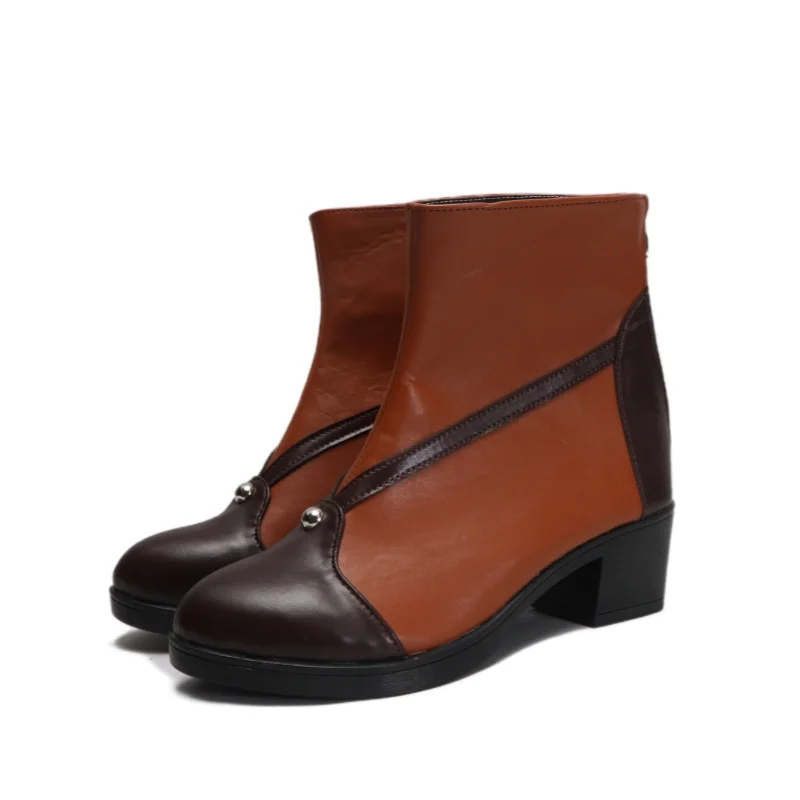 Alma Hunter of Monster Cosplay chaussures bottes tenues de jeu de rôle chaussures de carnaval d'halloween