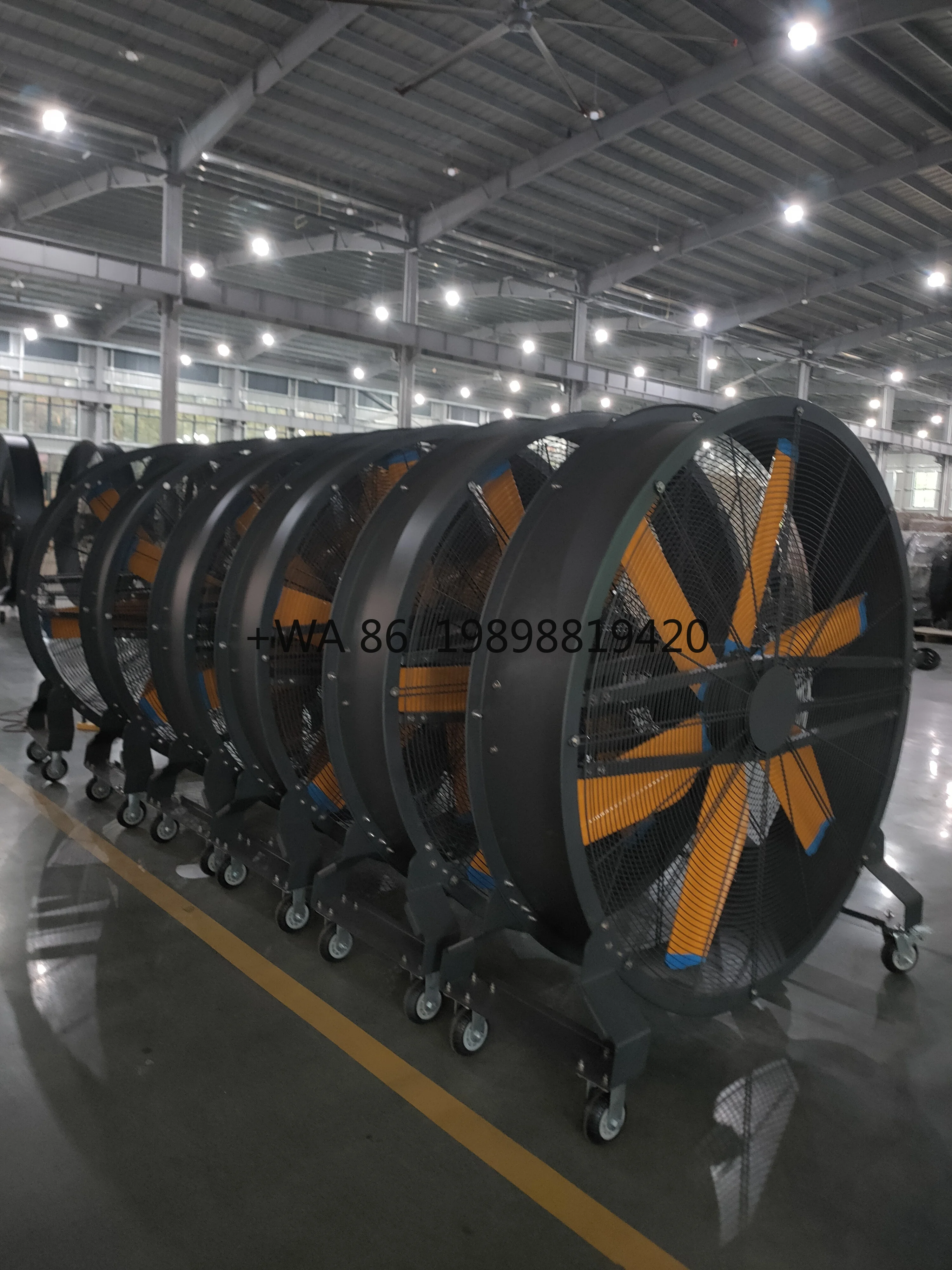 Greenhouse Circulation Fan Waterproof - Electric Big Industrial HVLS Stand Fan