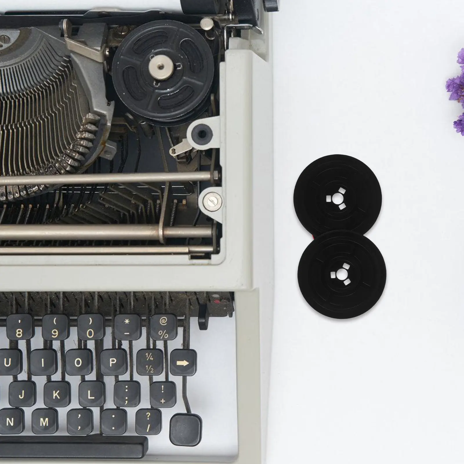 

Twin Spool Typewriter Ribbon Black Red Ink Ribbon Universal Compatible Vintage Typewriters Clear Typing Results