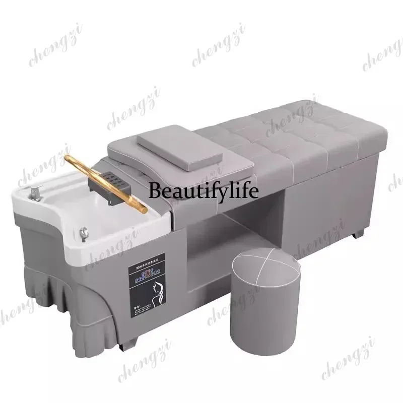 K153   Water Heater Integrated Shampoo Chairs Special Use Hair Wash Thai Fumigation Shampoo Chairs Hairdressing Simple
