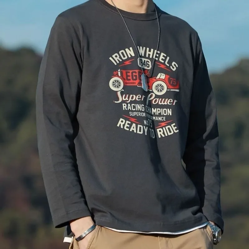 

Мужской пуловер с принтом базового слоя, забавные оригинальные мужские футболки, распродажа, футболка с длинными рукавами в социальном стиле, одежда Y2k, обычный свитшот