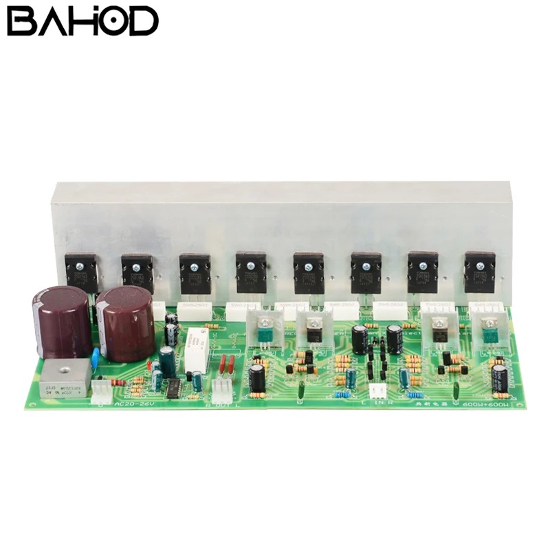 

BAHOD 300 Вт * 2 2,0-канальная плата усилителя Toshiba 1943/5200 высокой мощности с рассеиванием тепла для аудиоусилителя HIFI