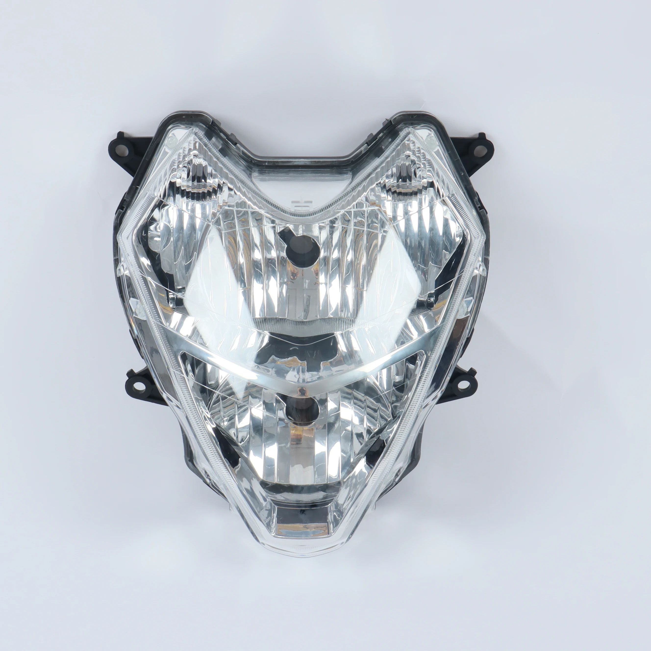 

STLFHigh QualitySilver WING600 Motorcycle LED Headlight Assembly Front Big Driving Light Lamp Lighting System