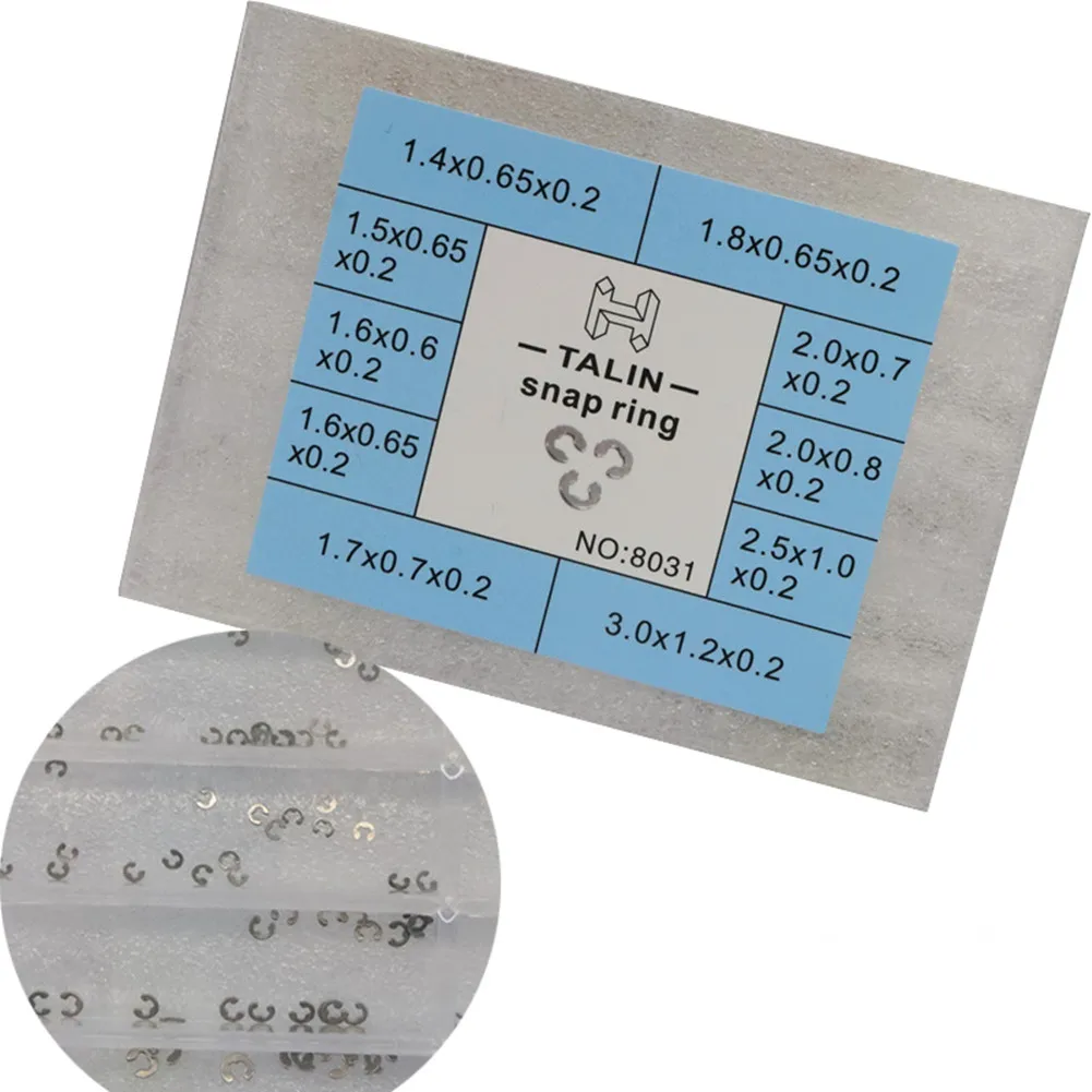 150 قطعة/صندوق 1.4-3.0 مللي متر متعدد الحجم 10-حجم متنوعة العملي ساعة معدنية انتهازي زر كليب المفاجئة حلقة بحلقة إحكام الساعاتي أداة عدة