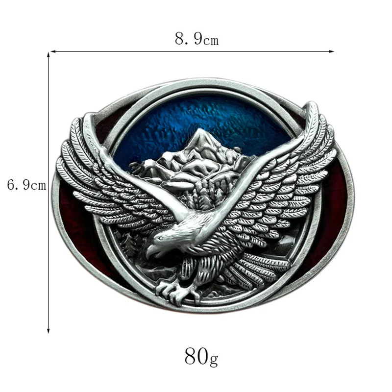 Fivela de cinto Eagle estilo ocidental
