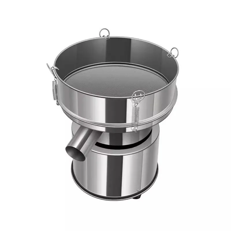 Small electric sieve powder machine soybean milk filter vibrating screen