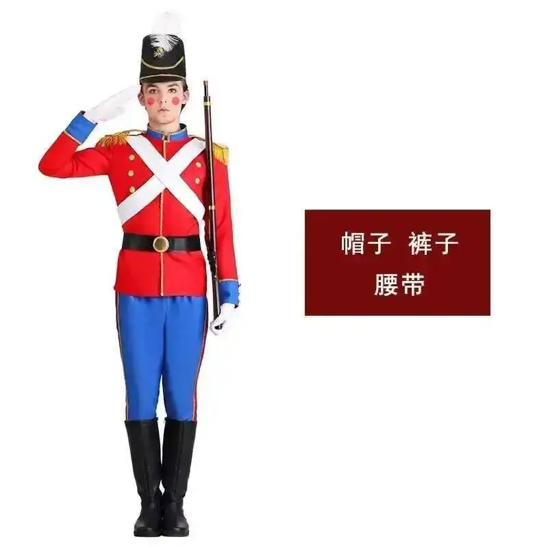 

New Halloween Children's Day Stage Performance Adult World Ethnic Children's Toy Warrior Soldier Cosplay Costume