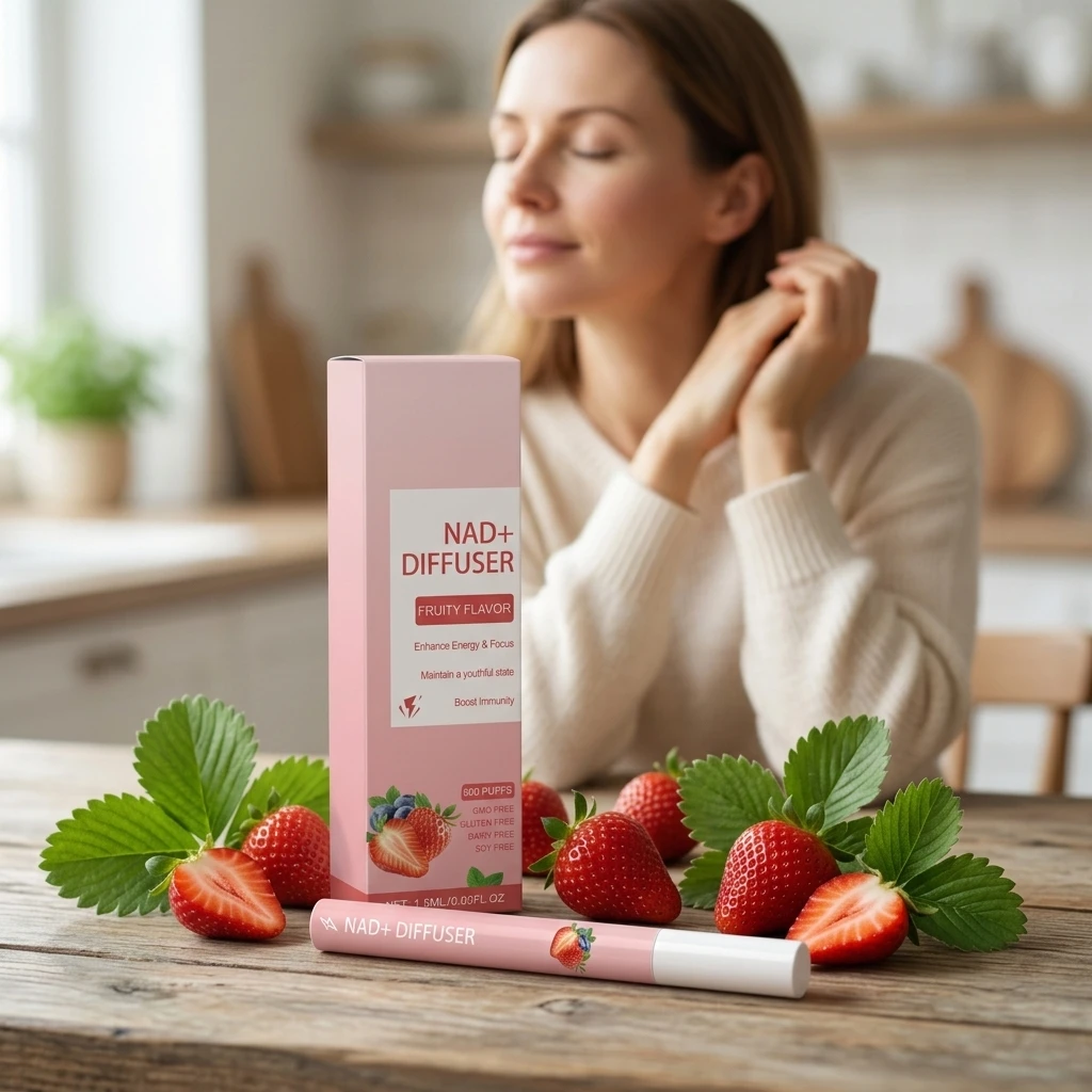 Herbal Energy Stick NAD+ Diffuser Enhance Focus Boost Immunity Improve Body Vitality Soothing Relax Breathing Air Freshener Pen