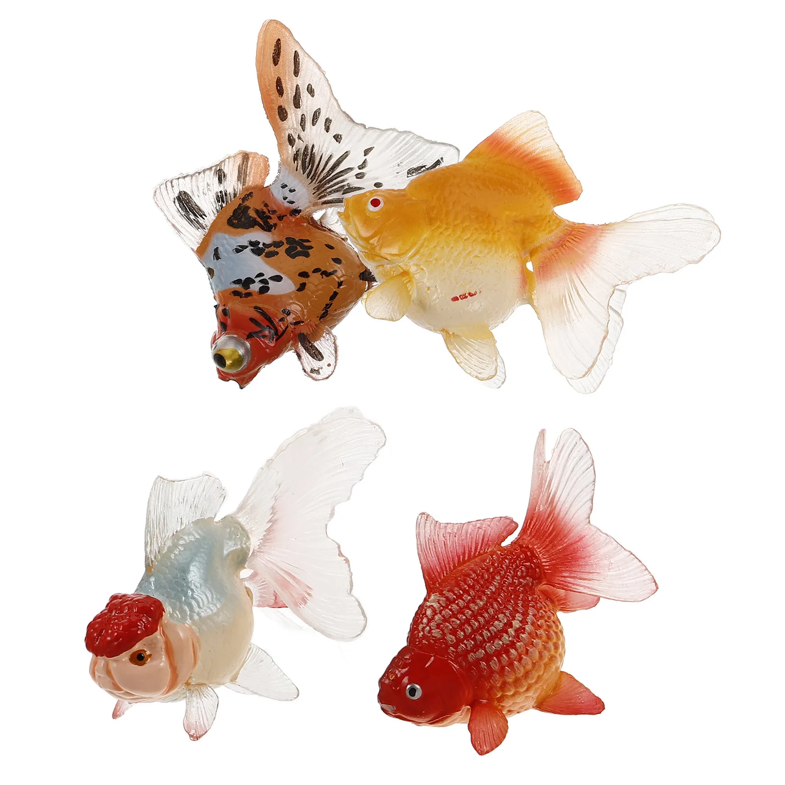 

4Pcs Fake Floating Artificial Fish Realistic Aquarium Decorations Koi Carp Fish Tank Artificial Carp Aquarium Ornament