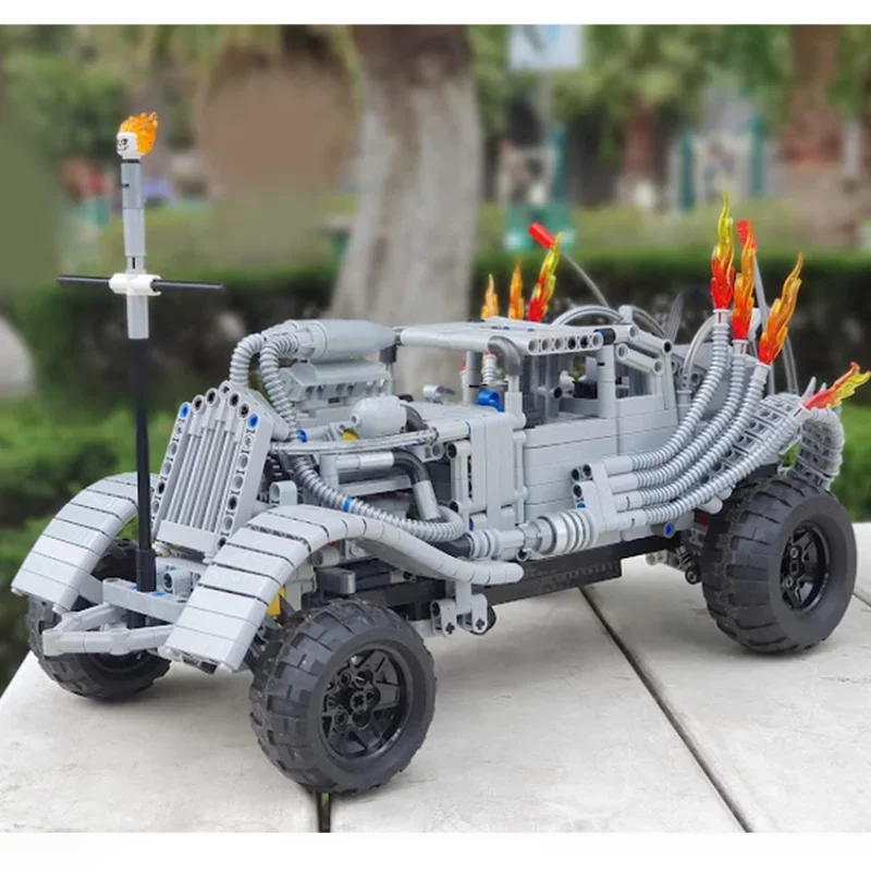 classic mad movie sci-fi action film bricks movie car blocks truck vehicle moc modified car bricks war fans gift present product