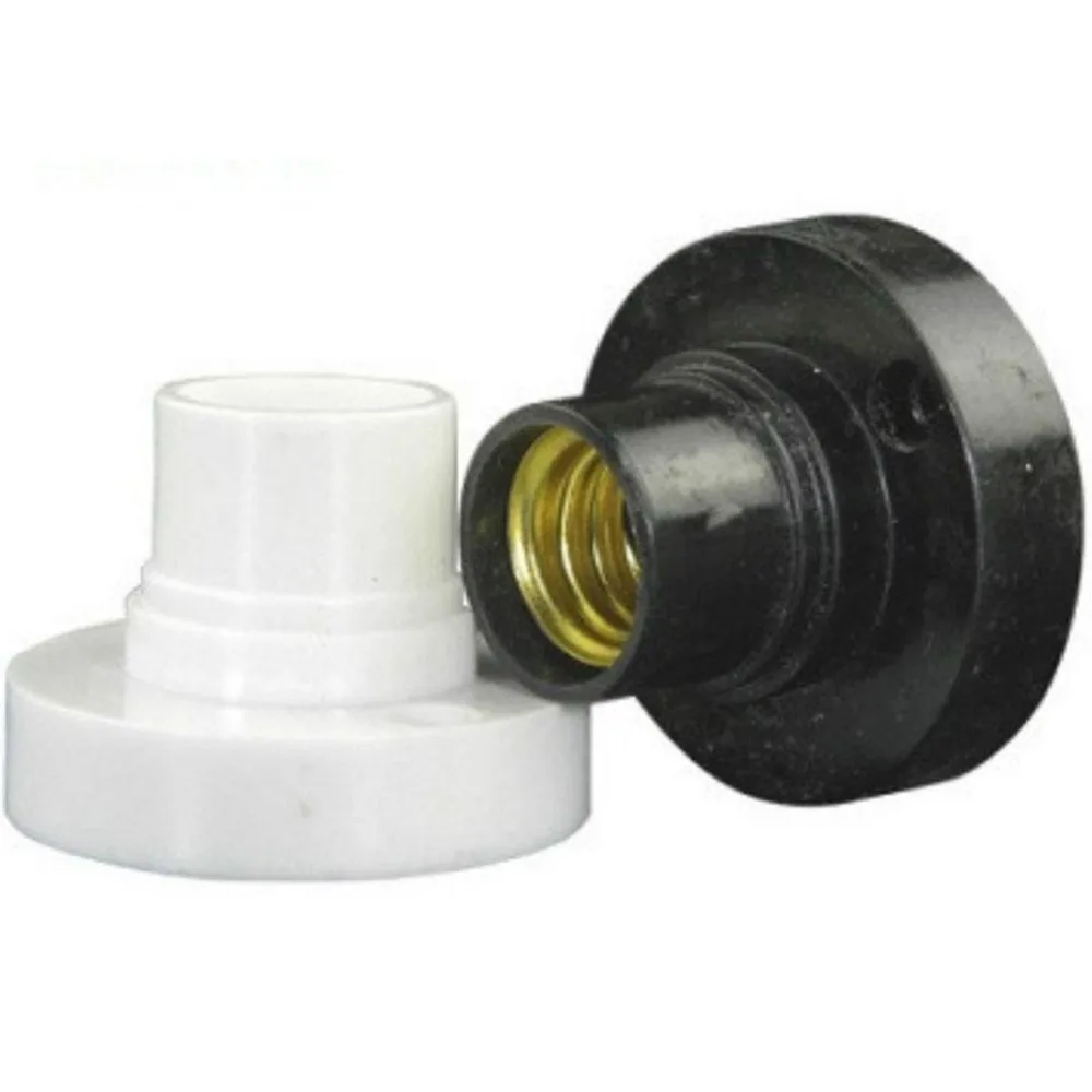 1/5PCS E14/E27 Screw Cap Socket White/Black Ceiling Light Lamp Bulb Fixing Base Stand Light Bulb Holder Lamp Socket for Home