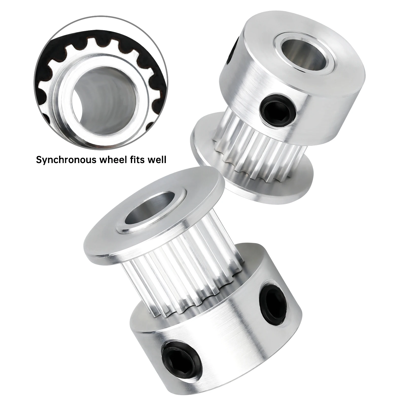 1/5pcs VORON 3D Printer Accessory - High Precision 2GT Timing Pulley & Idler (16/20 Teeth, 6/10mm Bore)