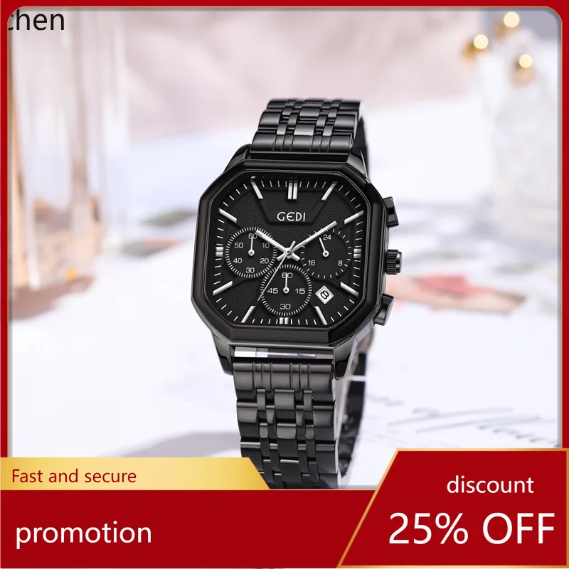 ZML niche high-end multifunctional steel band quartz waterproof watch