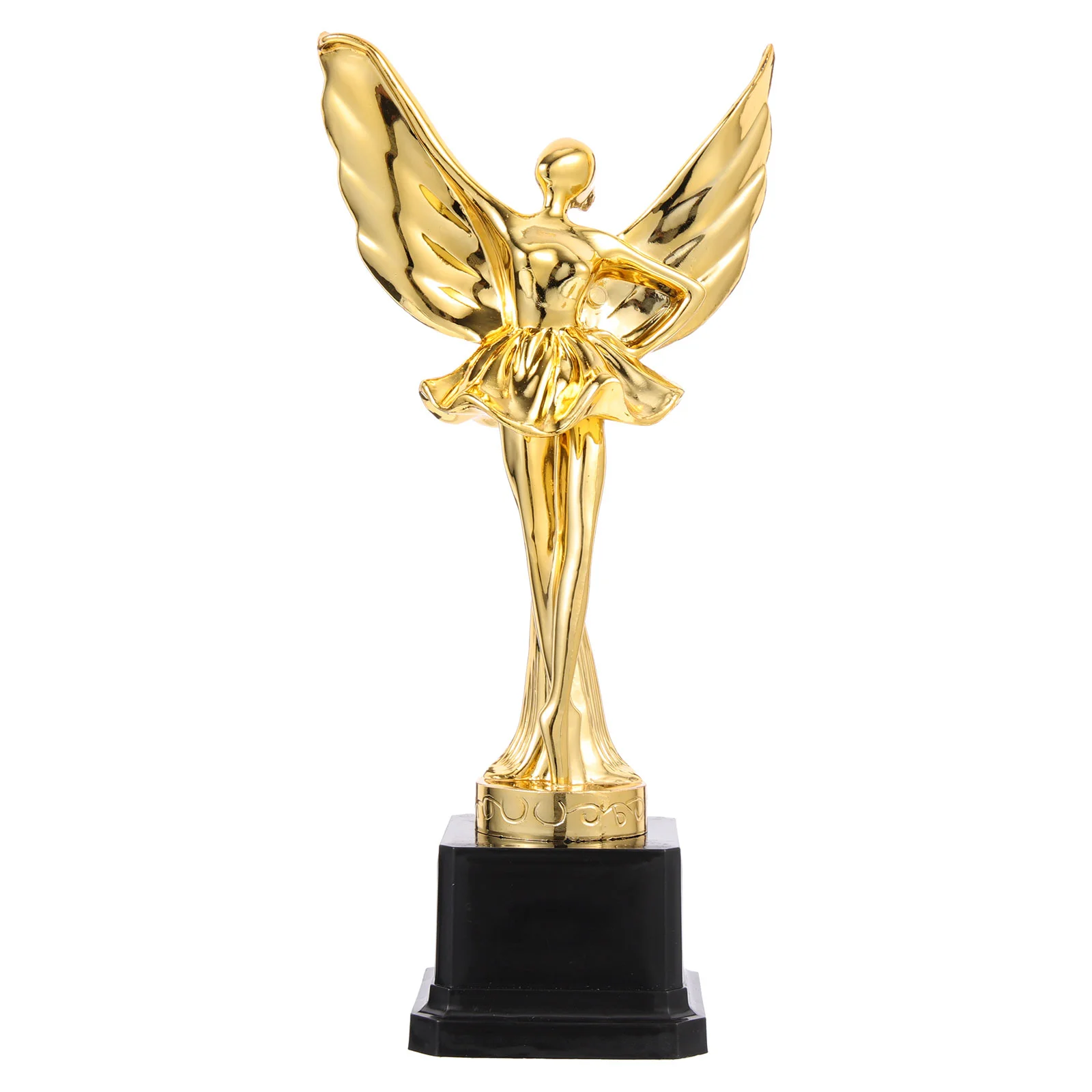 

Gold Decor Dance Trophy Ballet Girl Shaped Award Model Competition Exquisite Plastic Golden Decorative Child