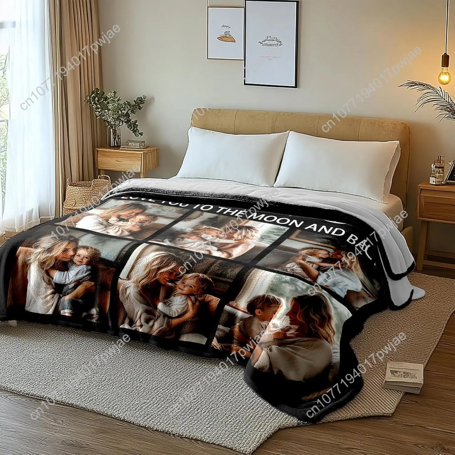 هدايا مخصصة لعيد الأم للأم من الابنة والابن، بطانية مخصصة لأفضل أم على الإطلاق مع نص صور، مخصصة