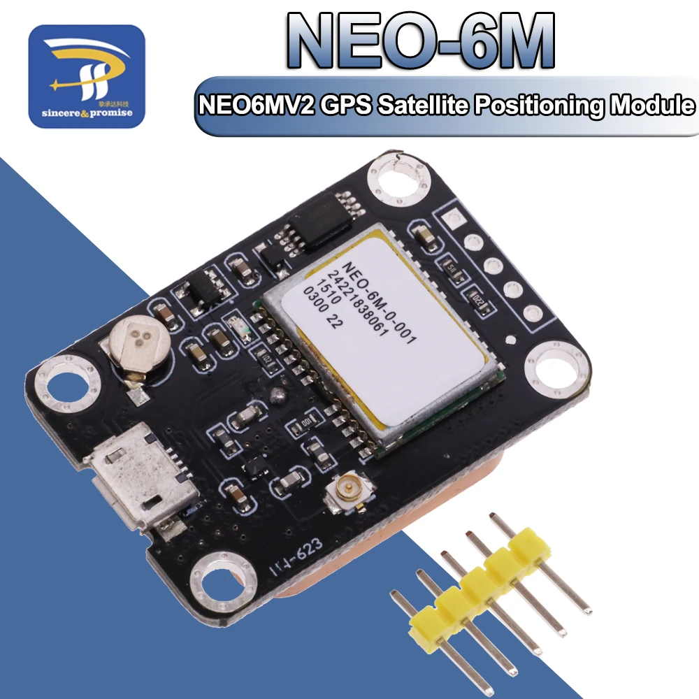 Micro USB NEO6MV2 GPS Satellite Positioning Module Development Board NEO-6M 6M for Arduino STM32 C51 51 MCU Microcontroller