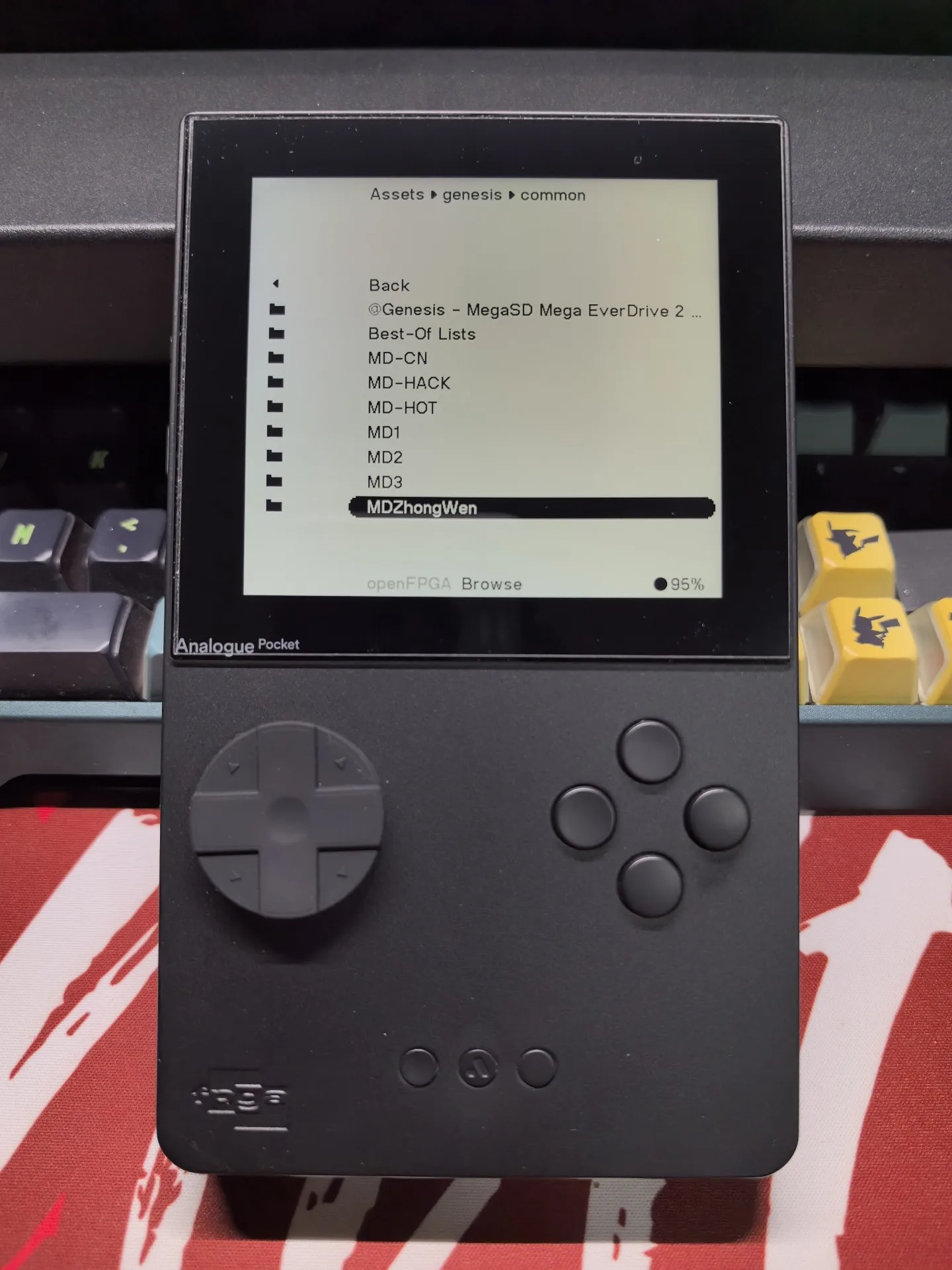 Analogue Pocket Plug & Play Game Card (128GB) - Preloaded OS 2.5