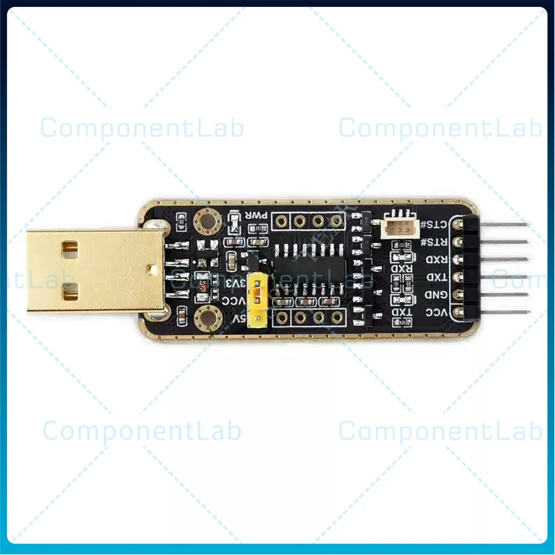 1-5pcs For Raspberry Pi 5 UART Debugger USB Type-A CH343 USB To TTL Serial Module 3.3V/5V Switch Multi Connection Multi System