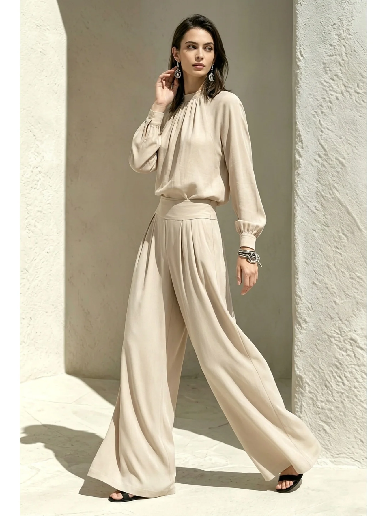 Completo da donna in due pezzi - Palazzo Pant Wide recensione e prezzo