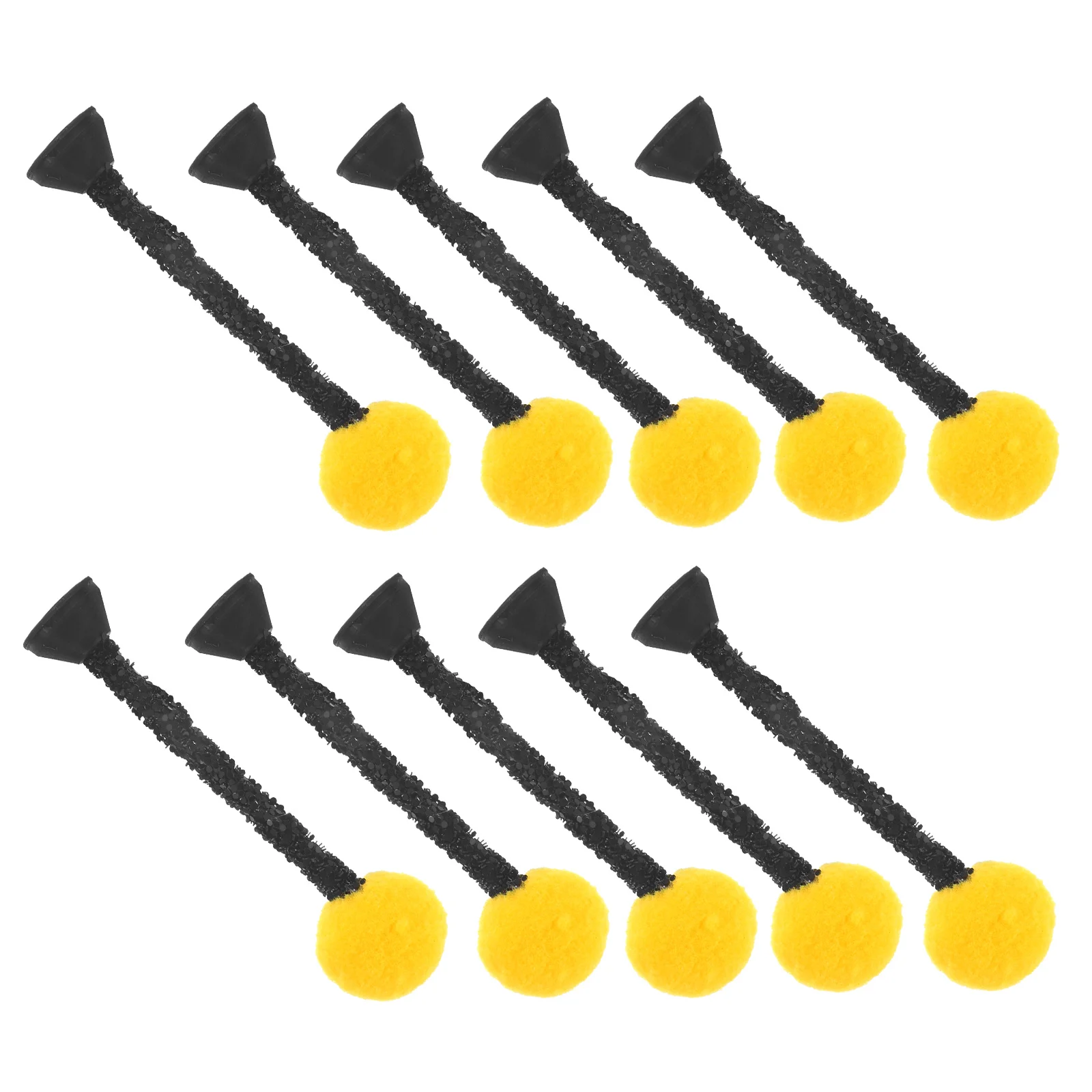 

10pcs Cartoon Bee Antennae Soft Lightweight Kids Costume Party Hair Accessories Craft Supplies for Carnival DIY Headdress