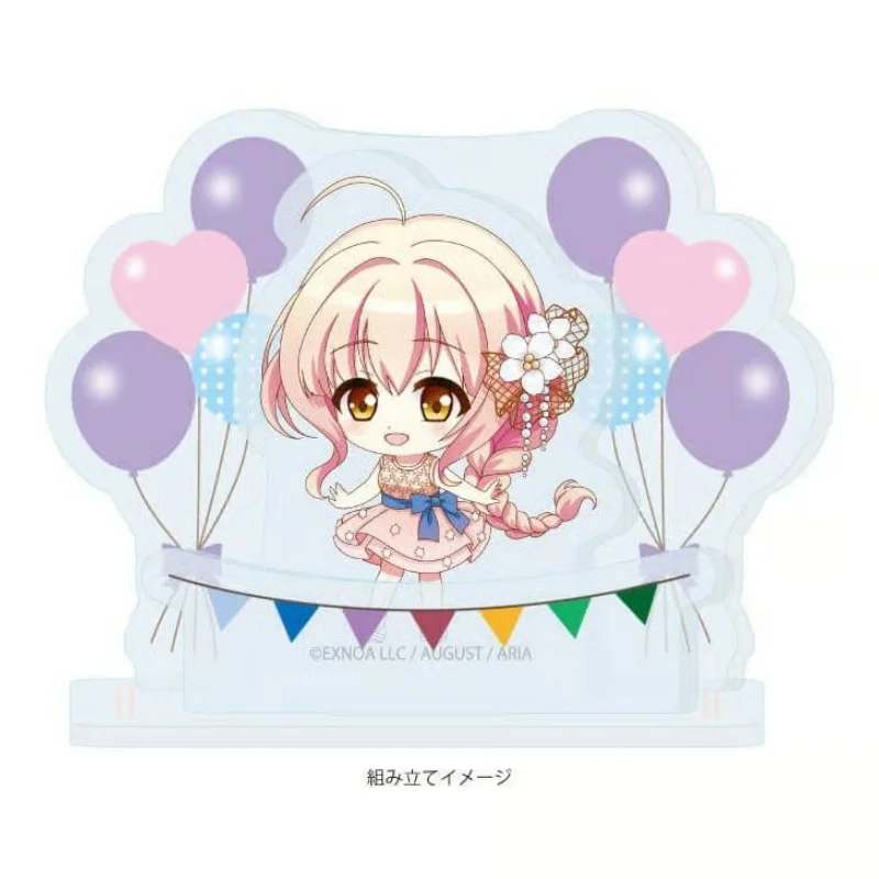 10CM Aiyoku no Eustia Game Acrylic Figure Stand Model Plate Keychain Eustia Astraea Desk Decor Standing Sign Gifts Q-version